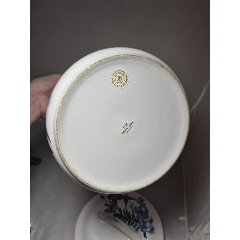 💥 Williams-Sonoma R.B. Bernarda Portugal Canisters - Set of 2 Floral Design